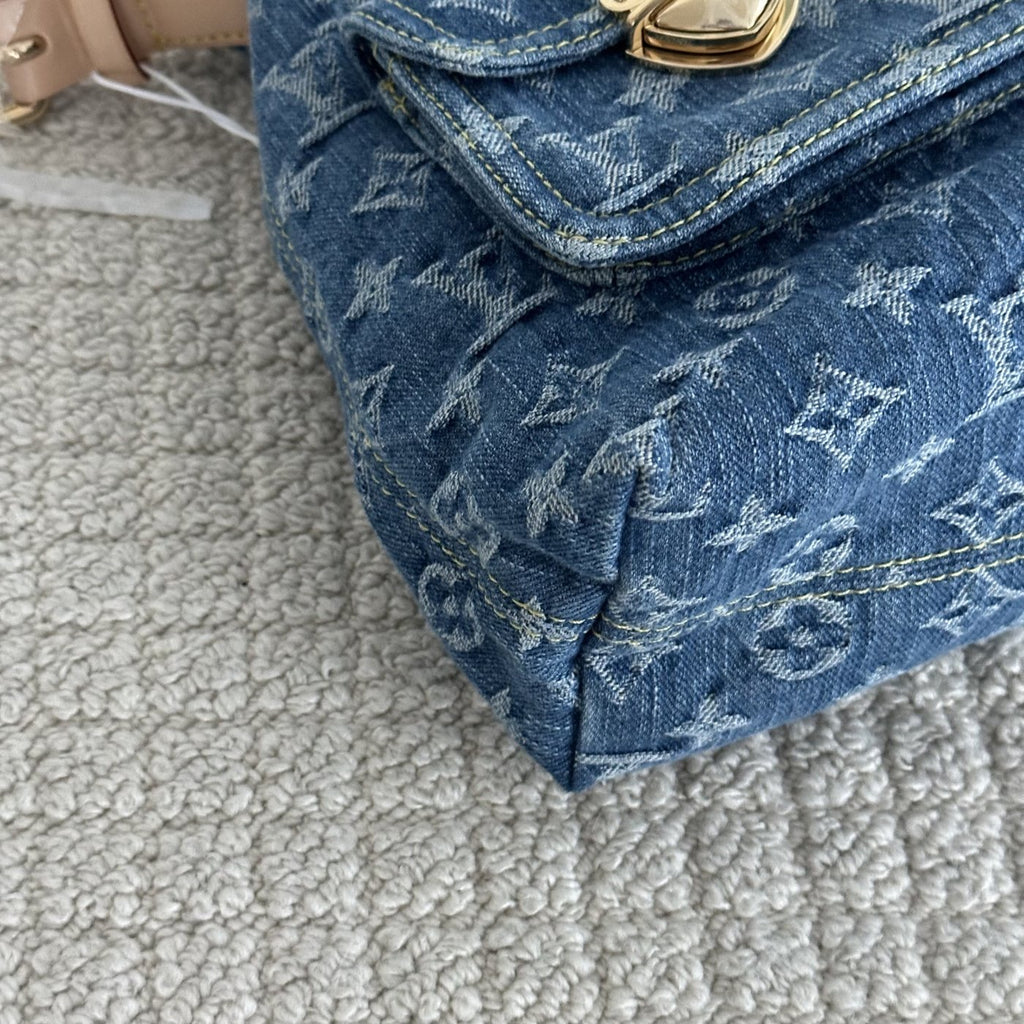 【LV】LV Baggy Bleu Denim Monogram Denim