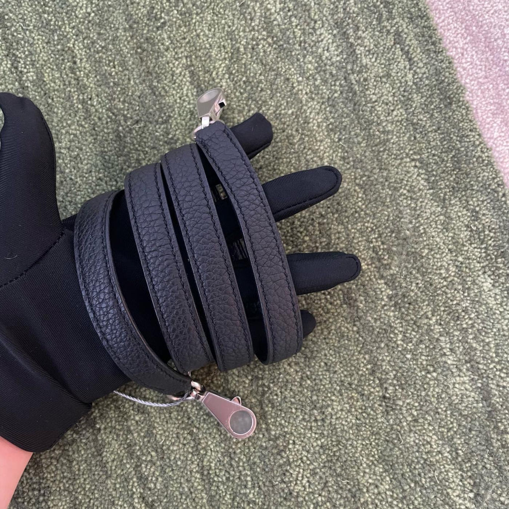 【Hermes】Hermès Black Kelly Silver Hardware