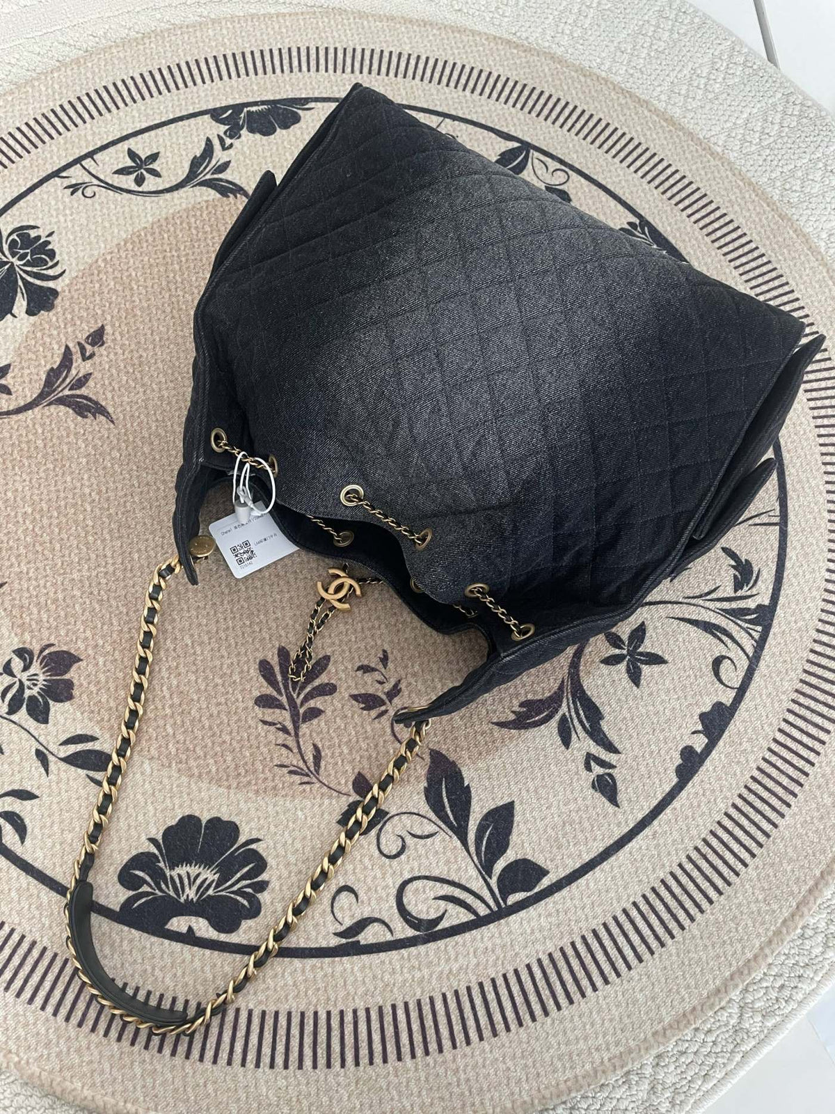 【Chanel】Chanel 25Bag Large, Black Gradient Denim