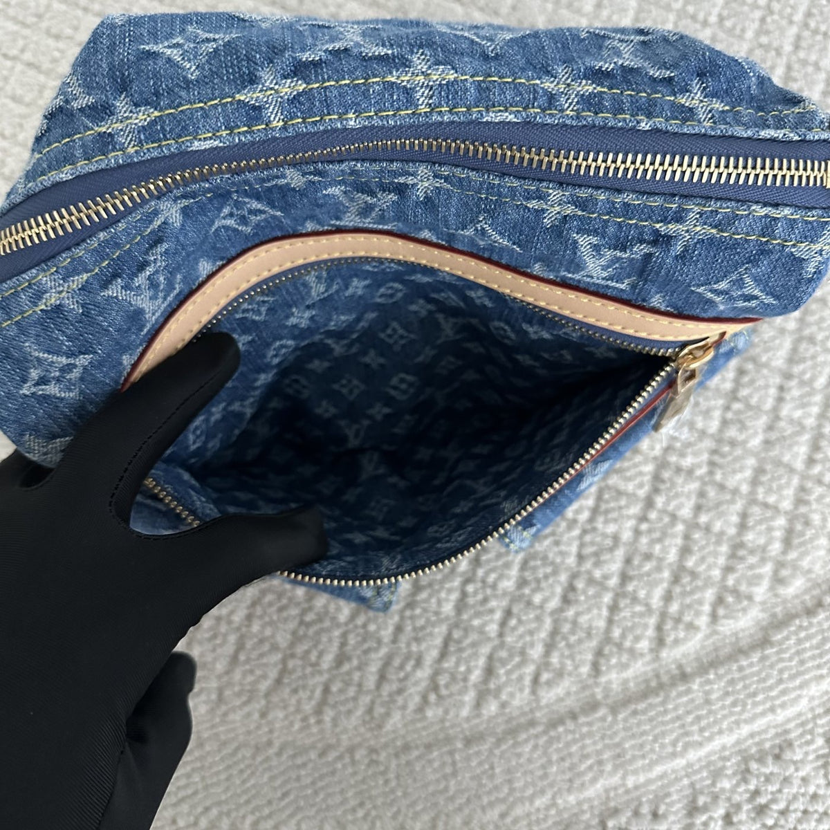 【LV】LV Baggy Bleu Denim Monogram Denim