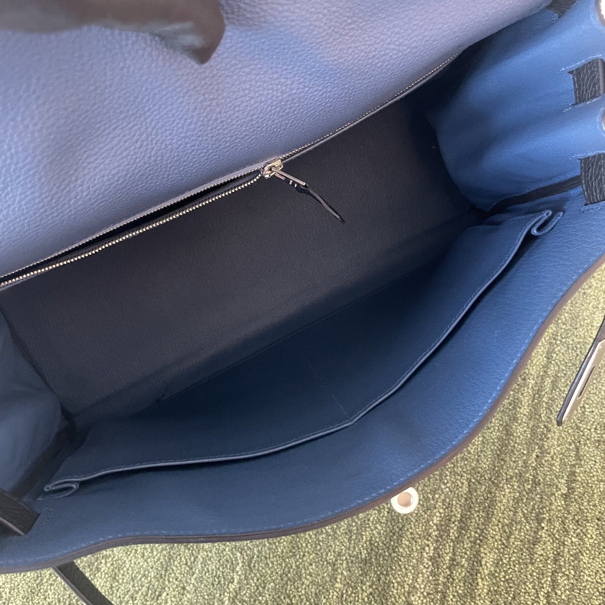【Hermes】Hermès Black Kelly Silver Hardware