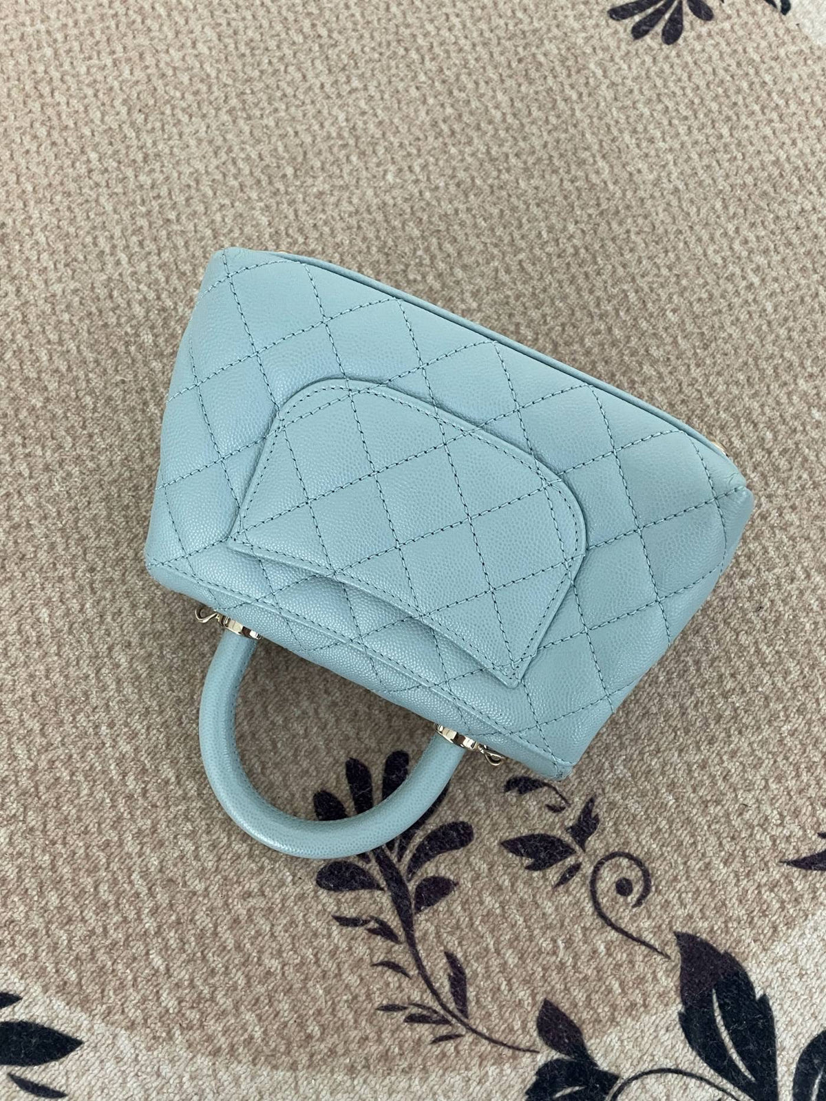 【Chanel】Chanel Blue Coco Handle Bag