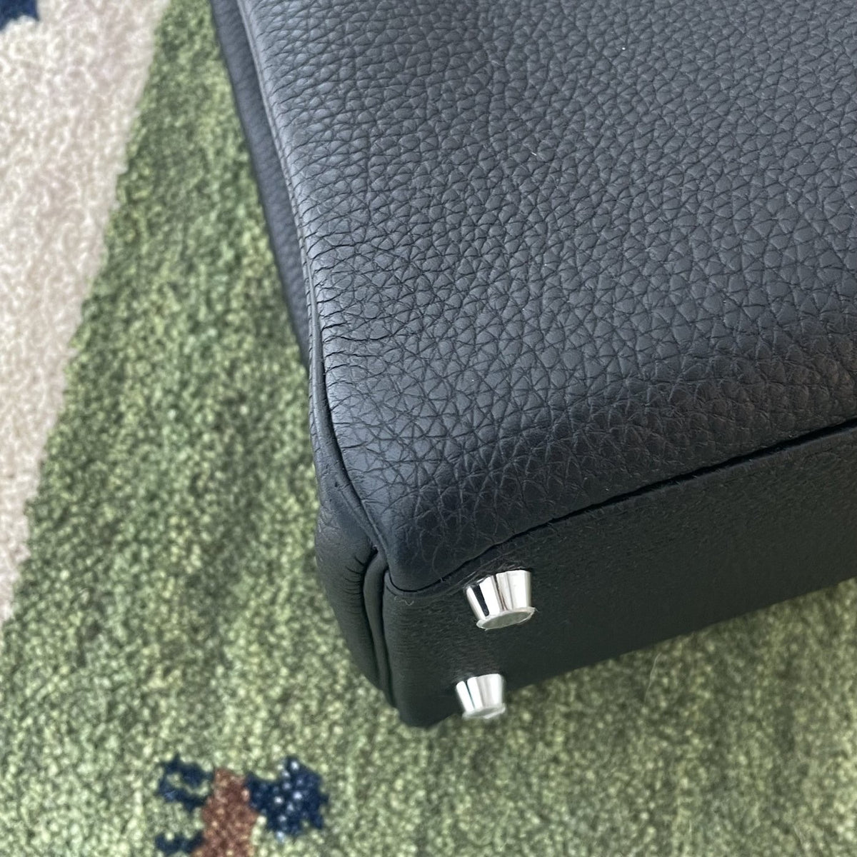 【Hermes】Hermès Black Kelly Silver Hardware