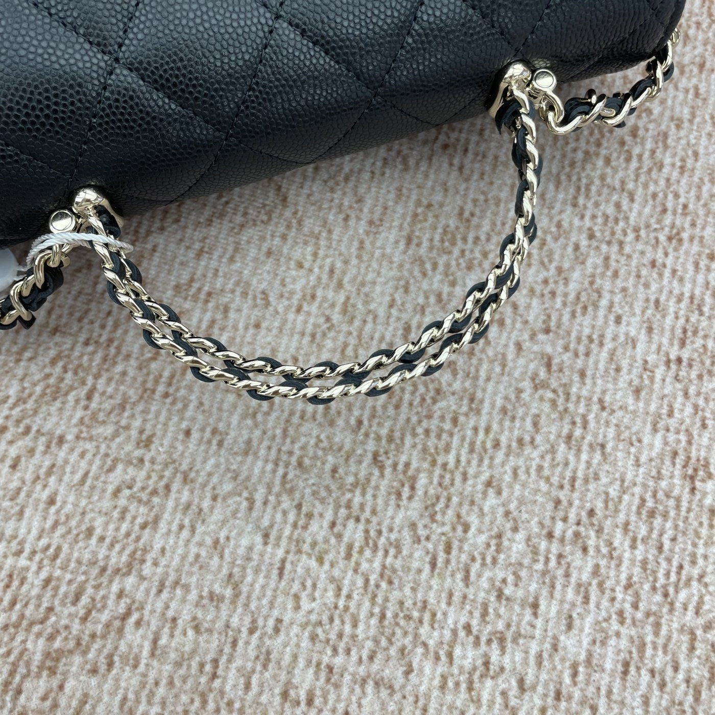 【Chanel】Chanel 26S Kelly with Crossed Top Handle, Black Caviar, Gold-Tone Hardware-7216350