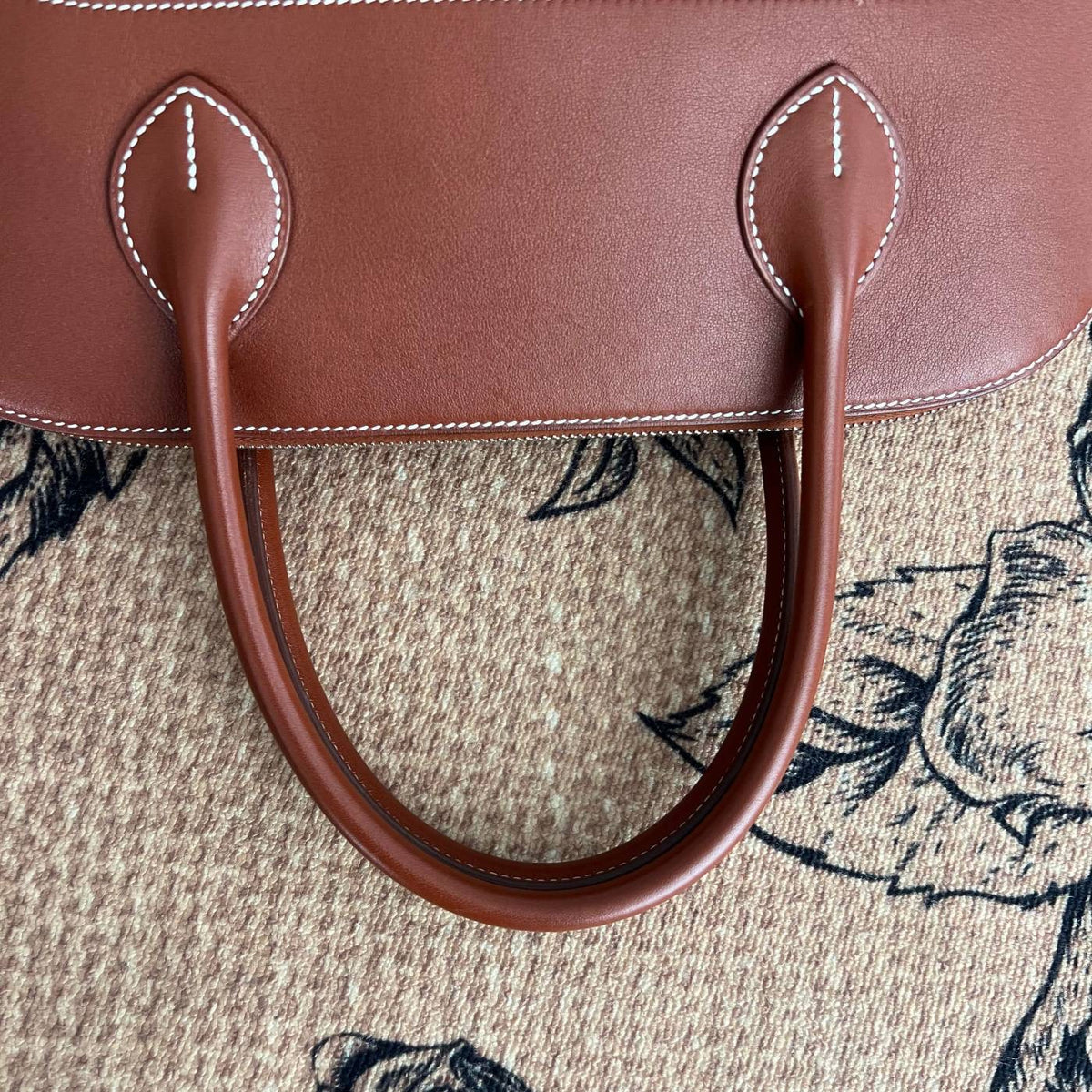 【Hermes】Hermès Bolide Caramel, Stamp Q (boxed stamp)