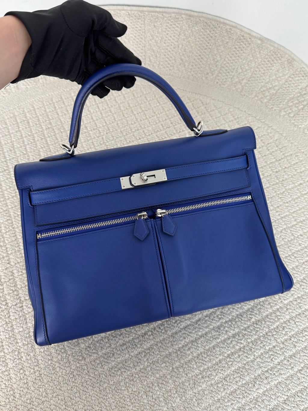 【Hermes】Hermès Blue Kelly Lakis