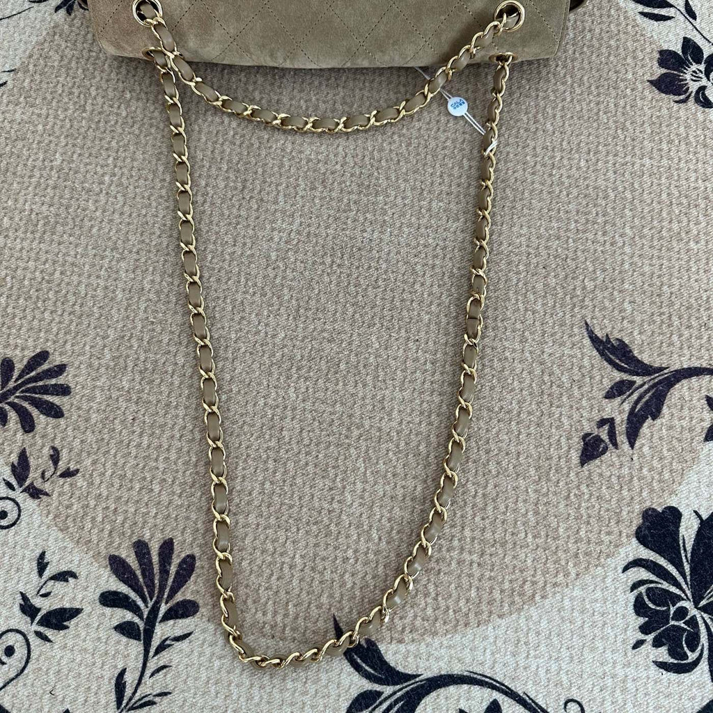 【Chanel】Chanel 26S Suede CF Airport Flap Bag