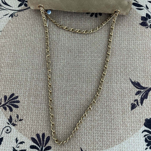 【Chanel】Chanel 26S Suede CF Airport Flap Bag