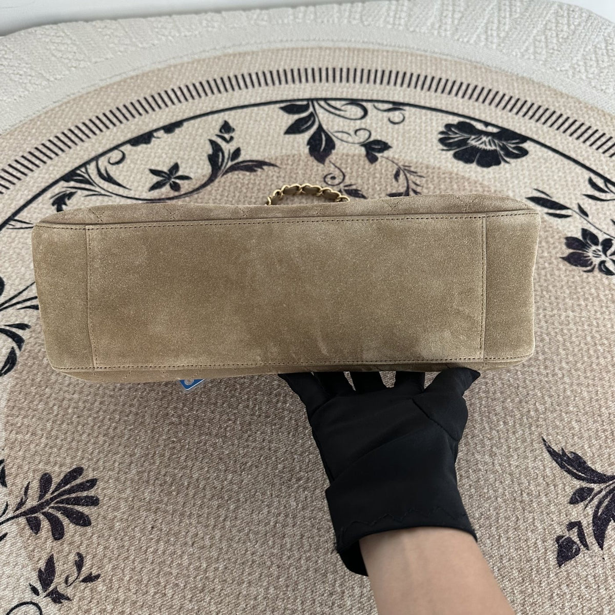 【Chanel】Chanel 26S Suede CF Airport Flap Bag
