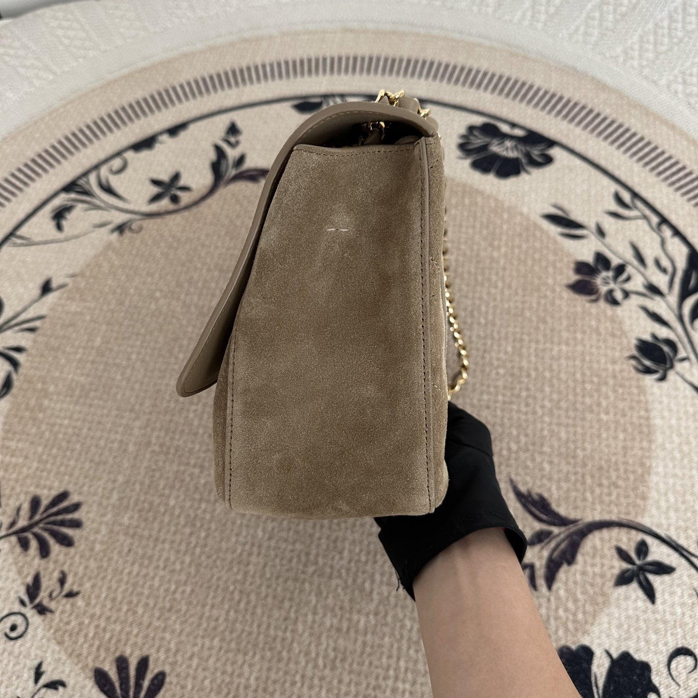 【Chanel】Chanel 26S Suede CF Airport Flap Bag