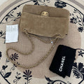 【Chanel】Chanel 26S Suede CF Airport Flap Bag