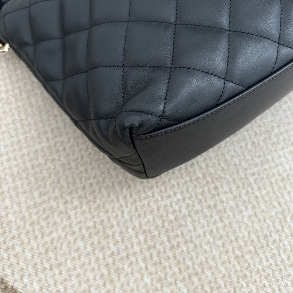 【Chanel】Chanel Black Hippie Hobo Bag