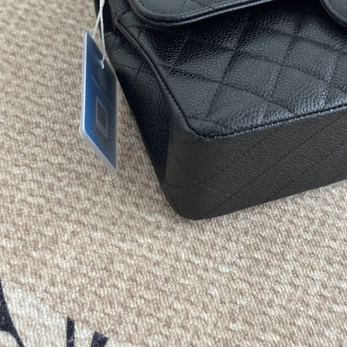 【Chanel】Chanel Small CF Classic Flap Black Caviar Gold‑tone Hardware