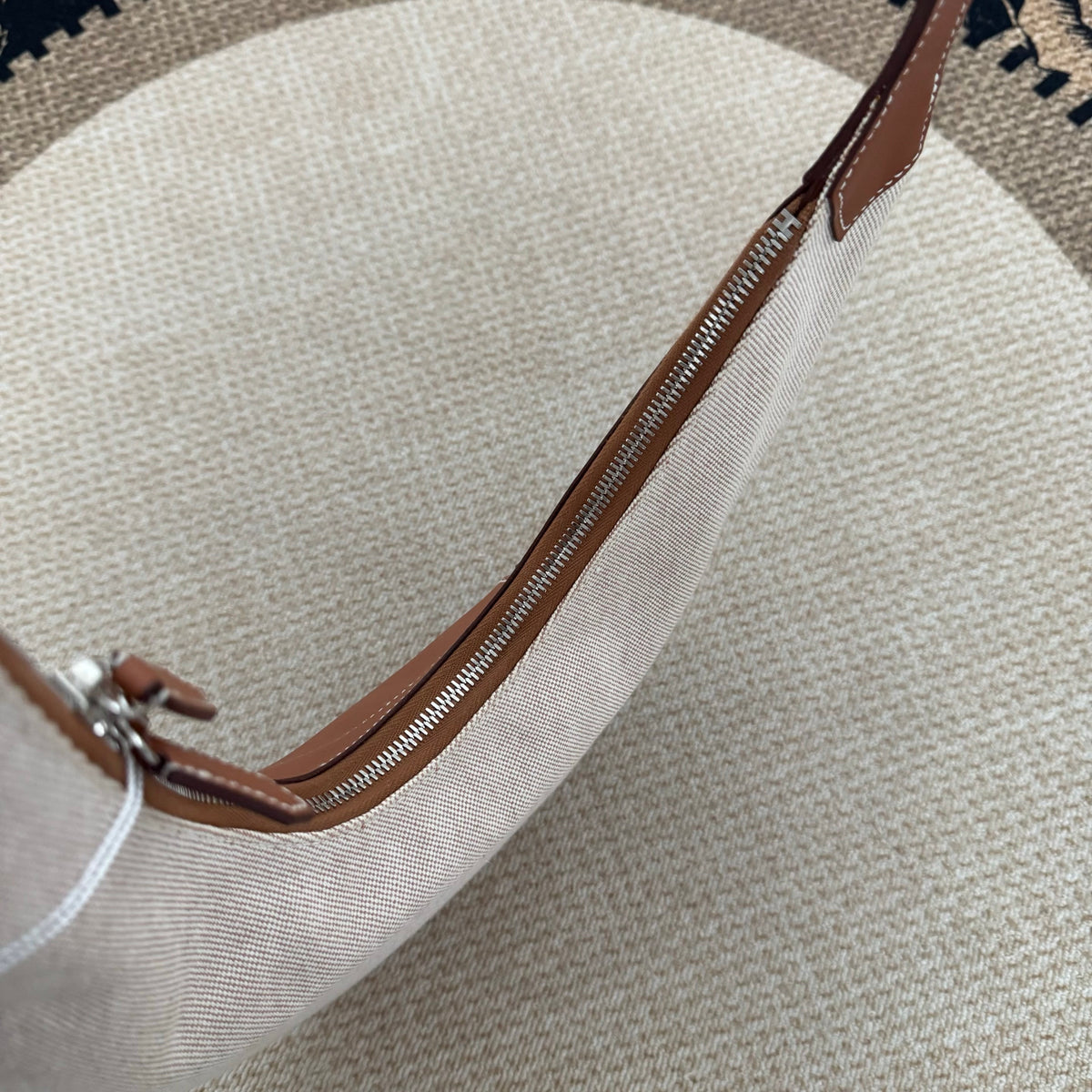 【Hermes】Hermès BuddyPocket Gold Brown & Canvas