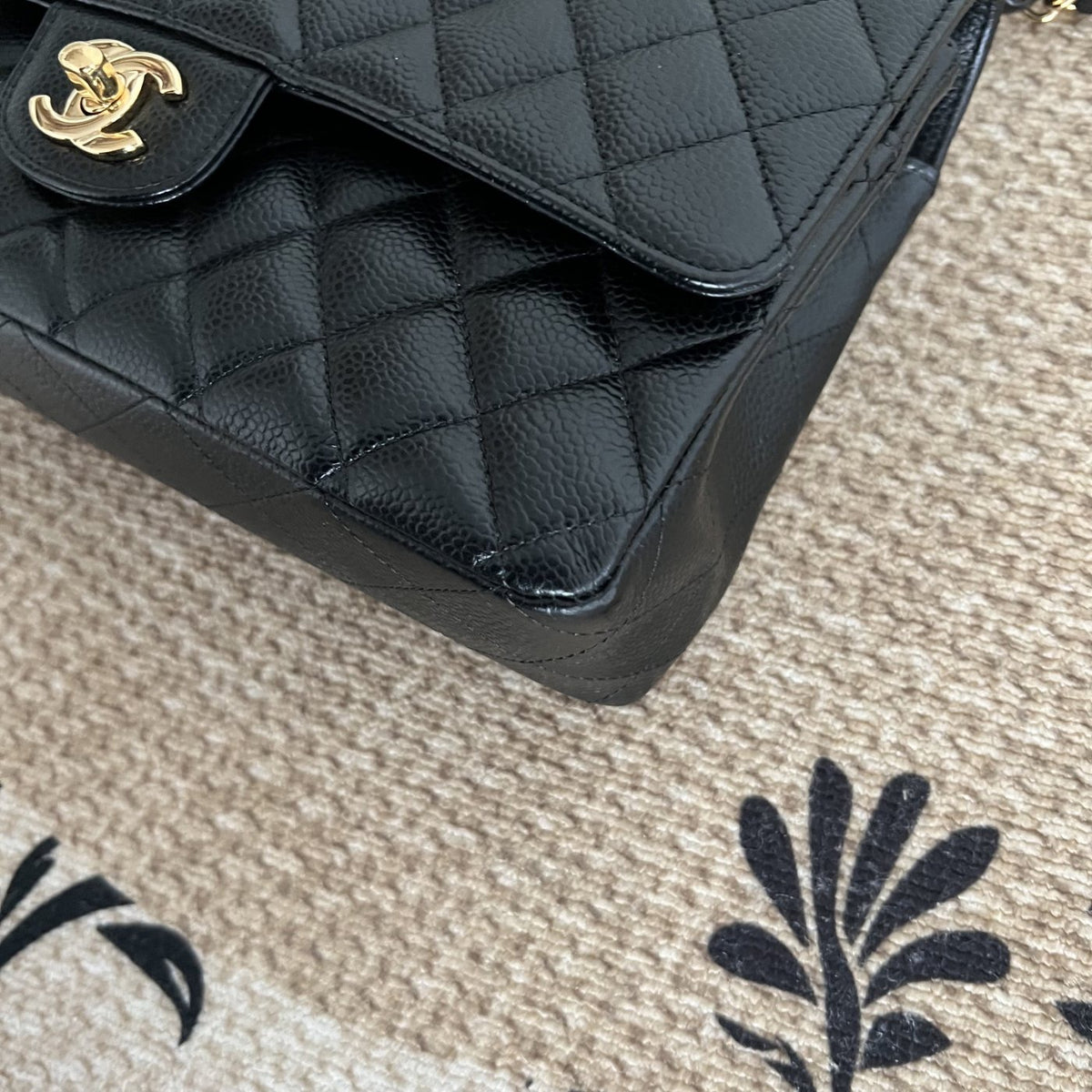 【Chanel】Chanel Black Caviar Classic Flap Bag-7212559LD