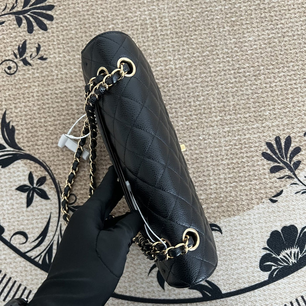 【Chanel】Chanel Black Caviar Classic Flap Bag-7212559LD