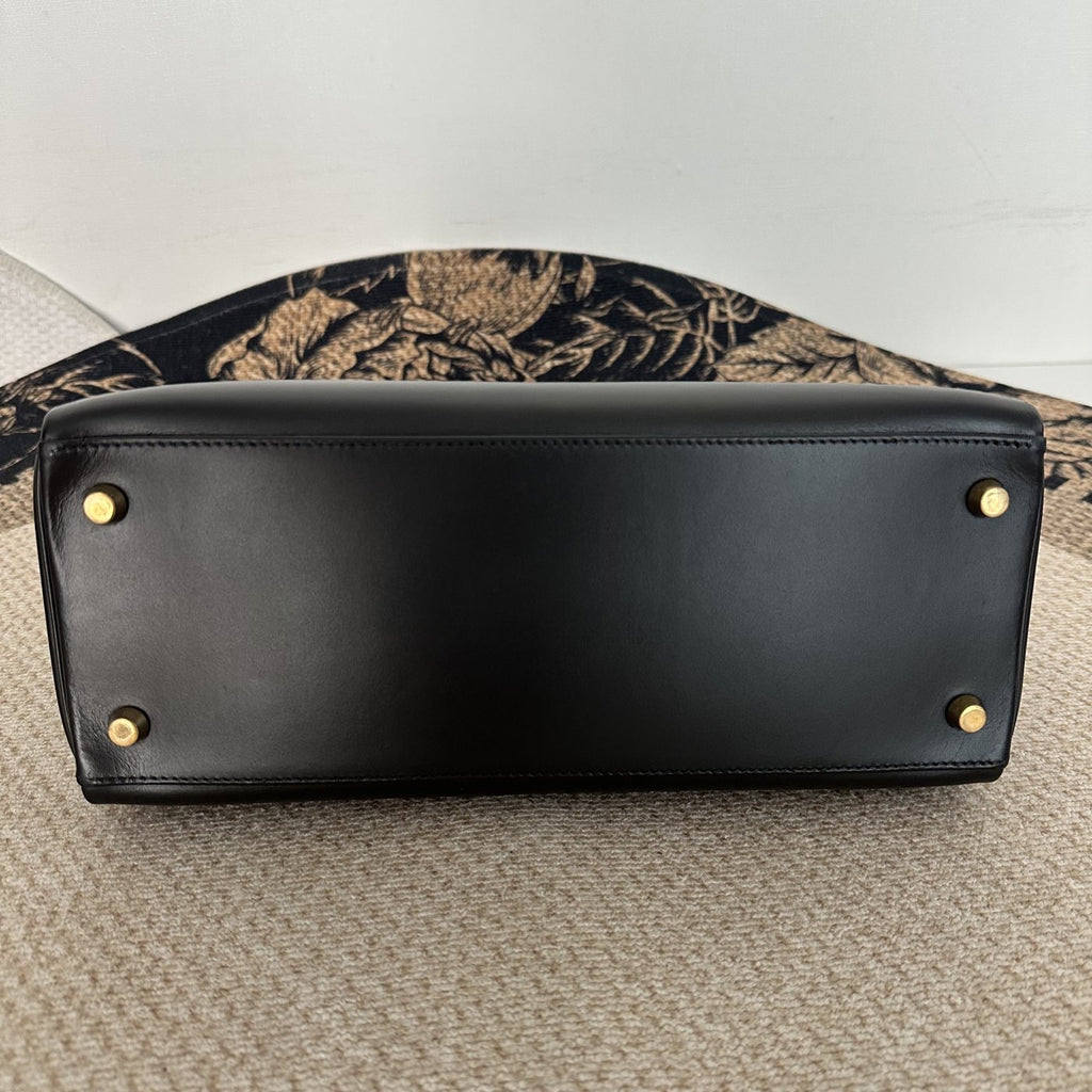 【Hermes】Hermès Kelly 28 Black Gold Hardware