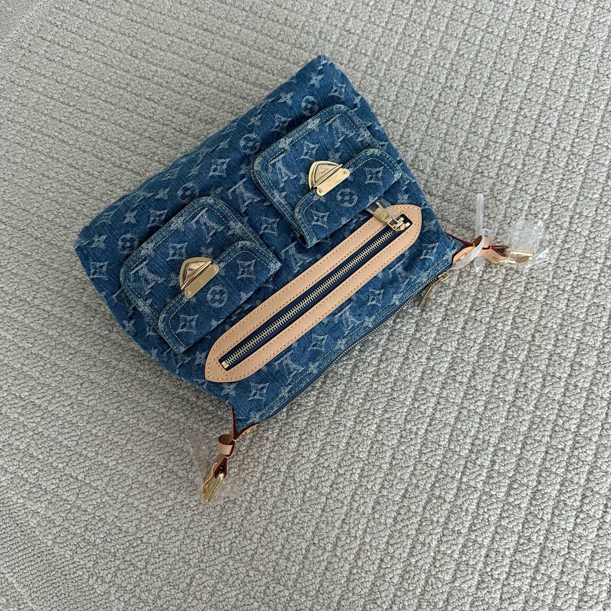 【LV】LV Baggy Bleu Denim Monogram Denim