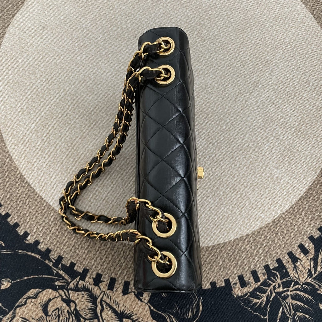 【Chanel】Chanel Black Caviar Victoria Flap Bag, Gold-Tone Hardware-7209866