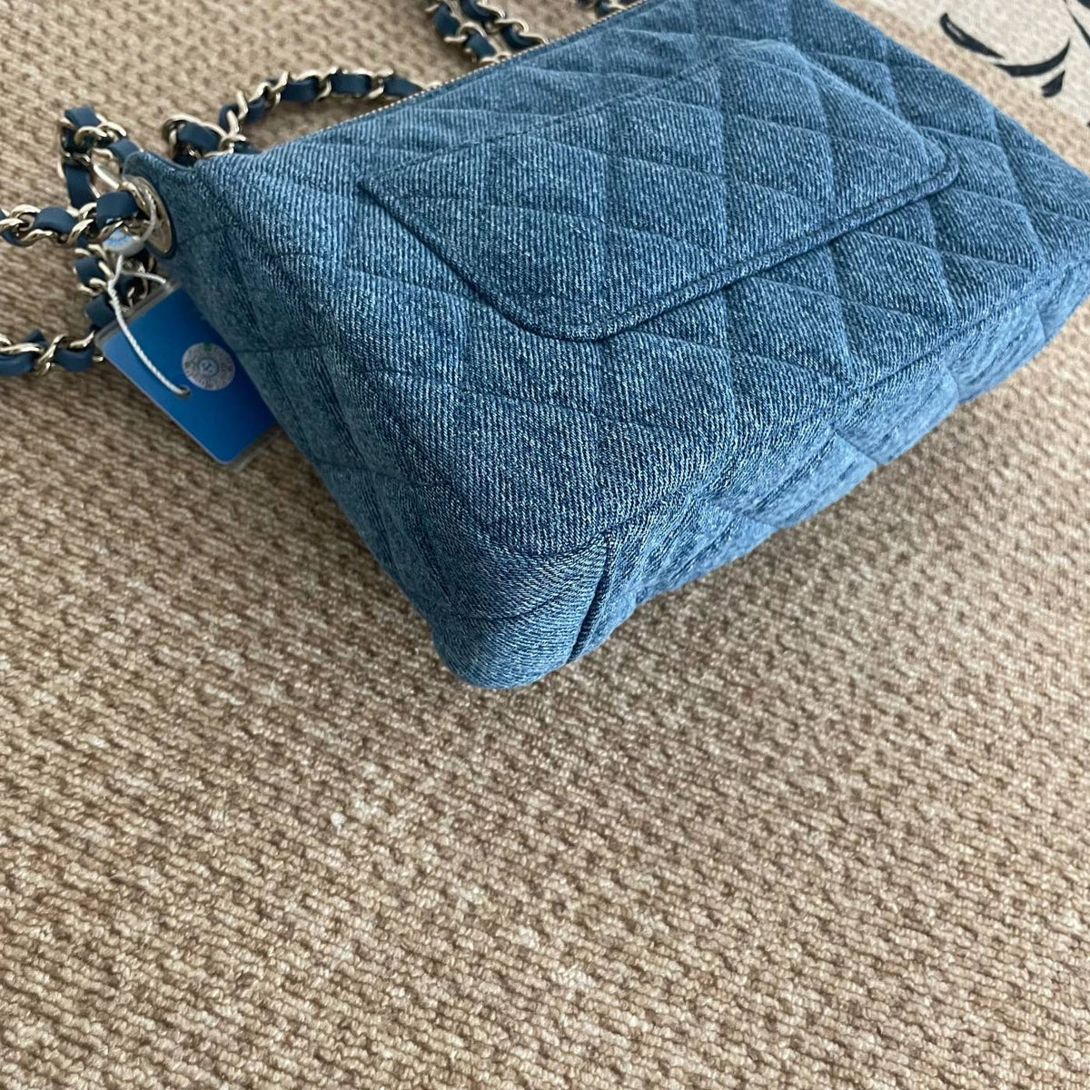 【Chanel】Chanel Blue Denim Camera Bag