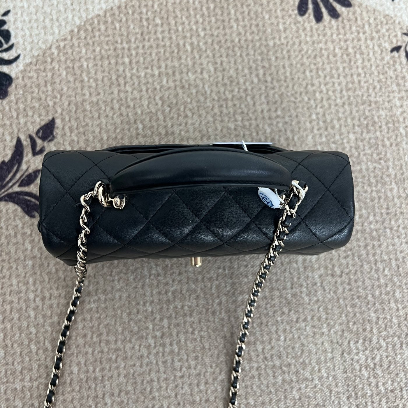 【Chanel】Chanel Classic Flap Large Mini, Black Gold Hardware