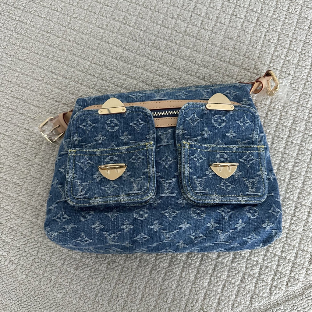 【LV】LV Baggy Bleu Denim Monogram Denim
