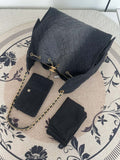 【Chanel】Chanel 25Bag Large, Black Gradient Denim