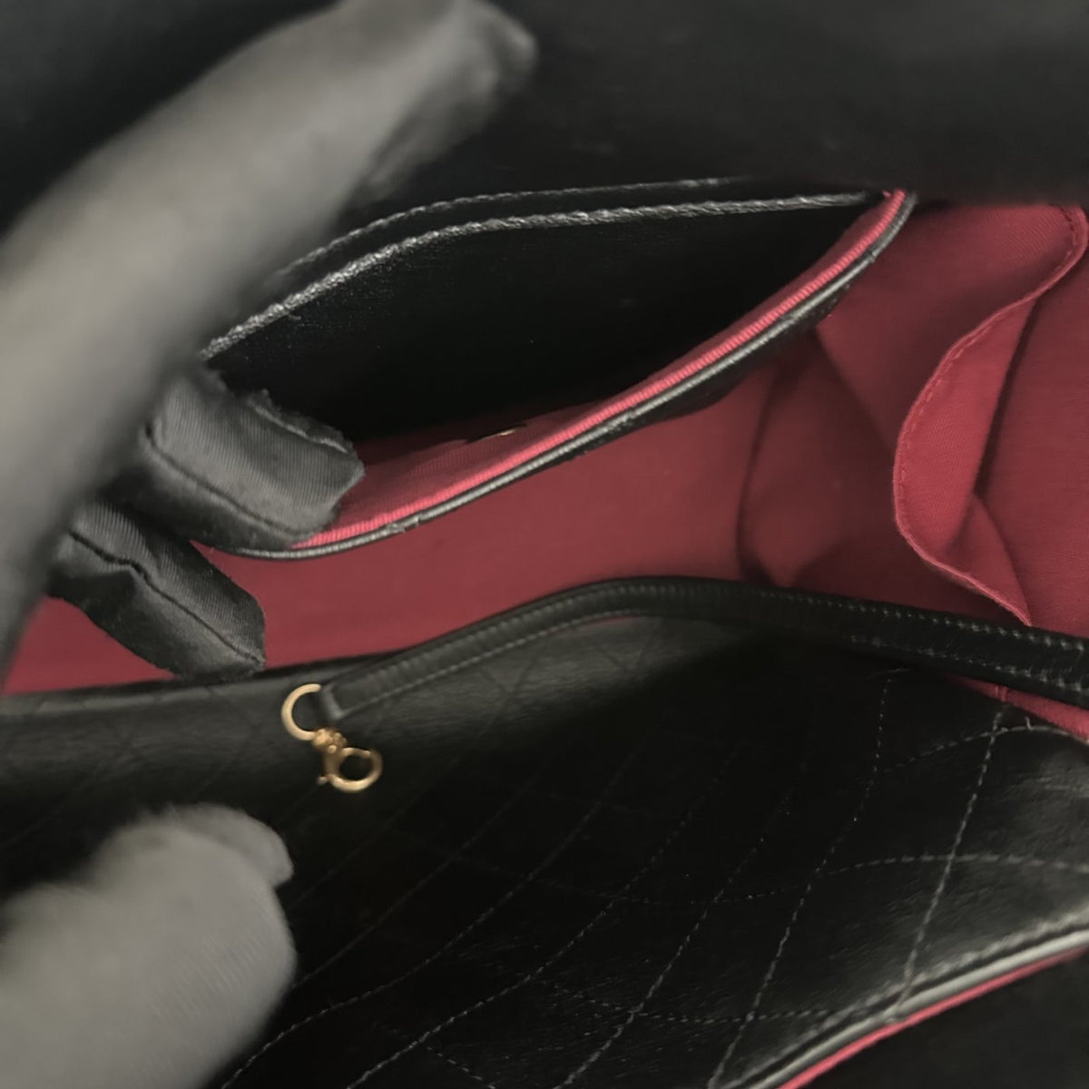 【Chanel】Chanel Tote Bag with Trimmed Shoulder Strap