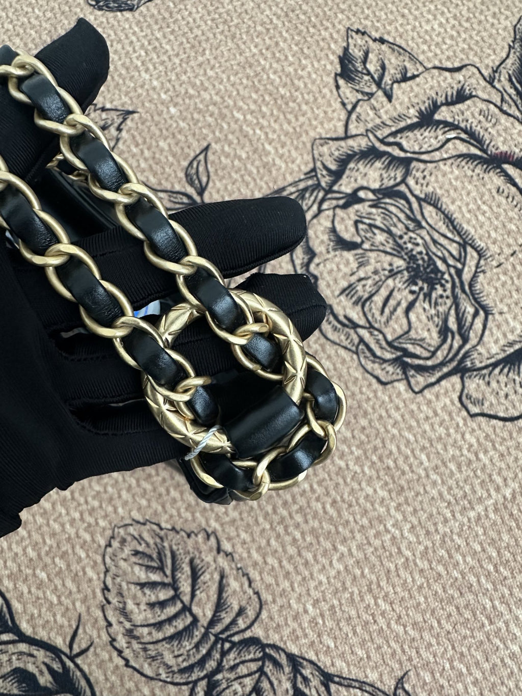 【Chanel】Chanel Black Gold Hobo Underarm Bag