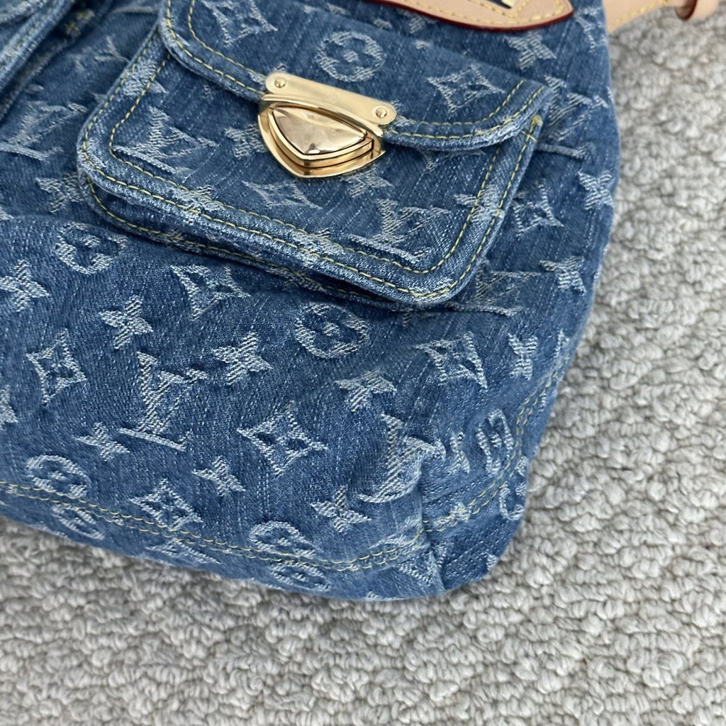【LV】LV Baggy Bleu Denim Monogram Denim