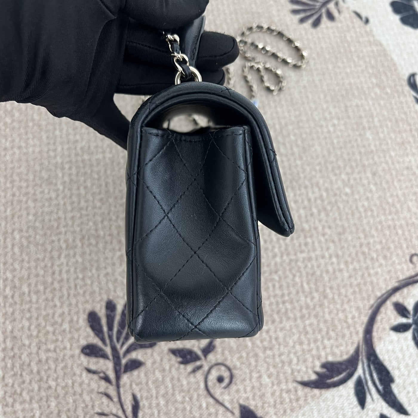 【Chanel】Chanel Classic Flap Large Mini, Black Gold Hardware