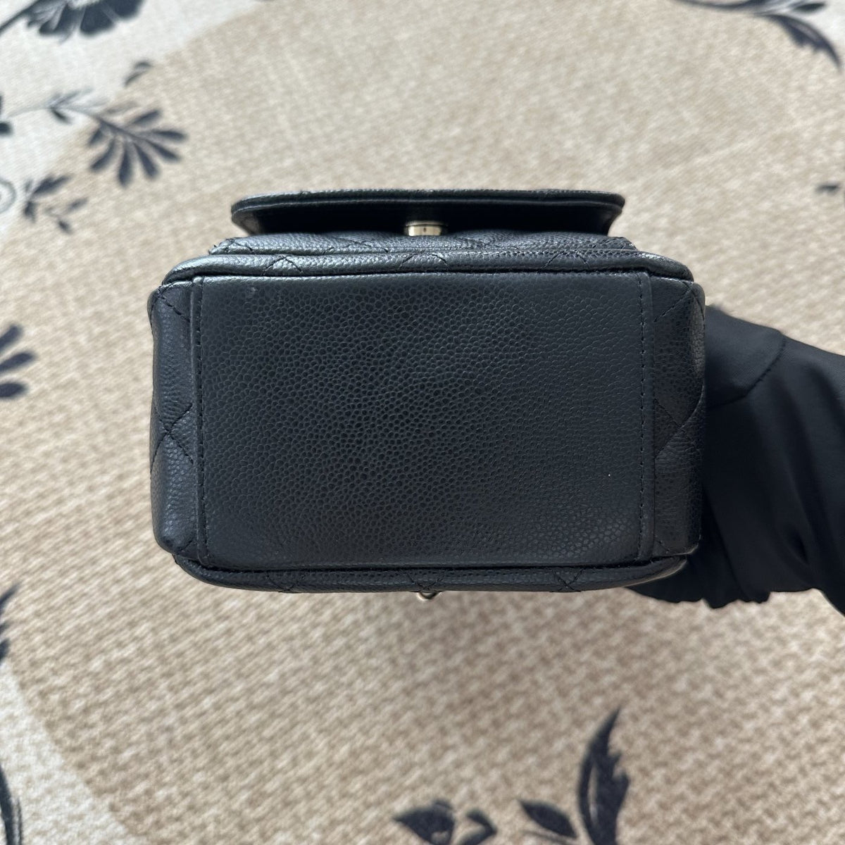 【Chanel】Chanel Mini Duma Backpack, Black with Gold Hardware