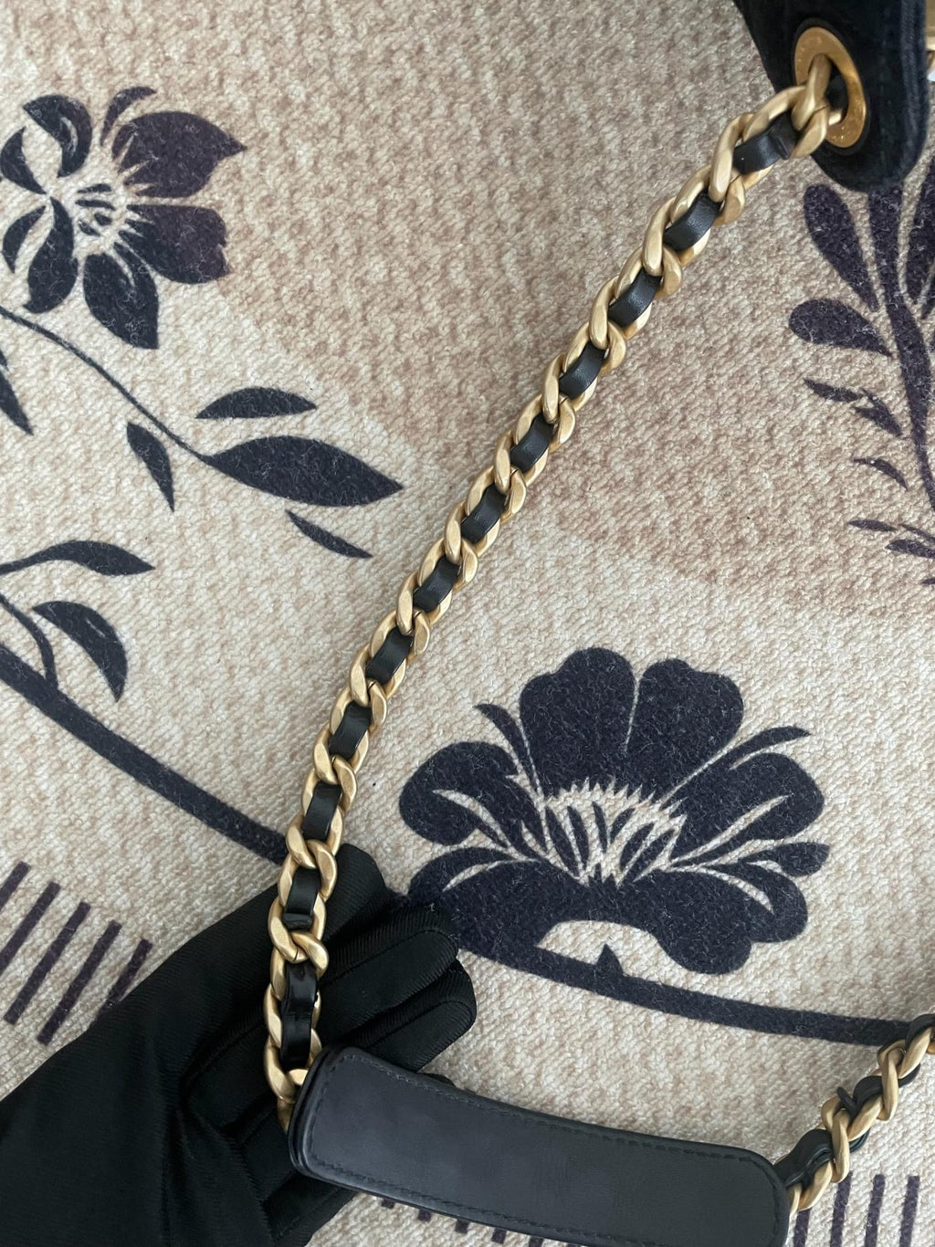【Chanel】Chanel 25Bag Large, Black Gradient Denim