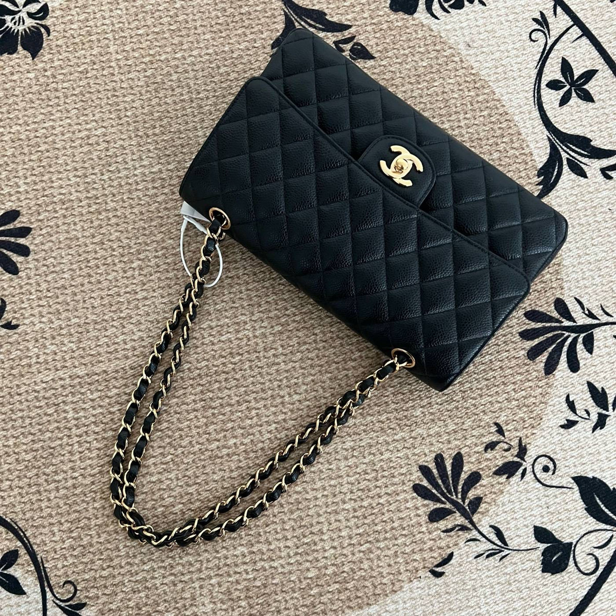 【Chanel】Chanel Black Caviar Classic Flap Bag-7212559LD