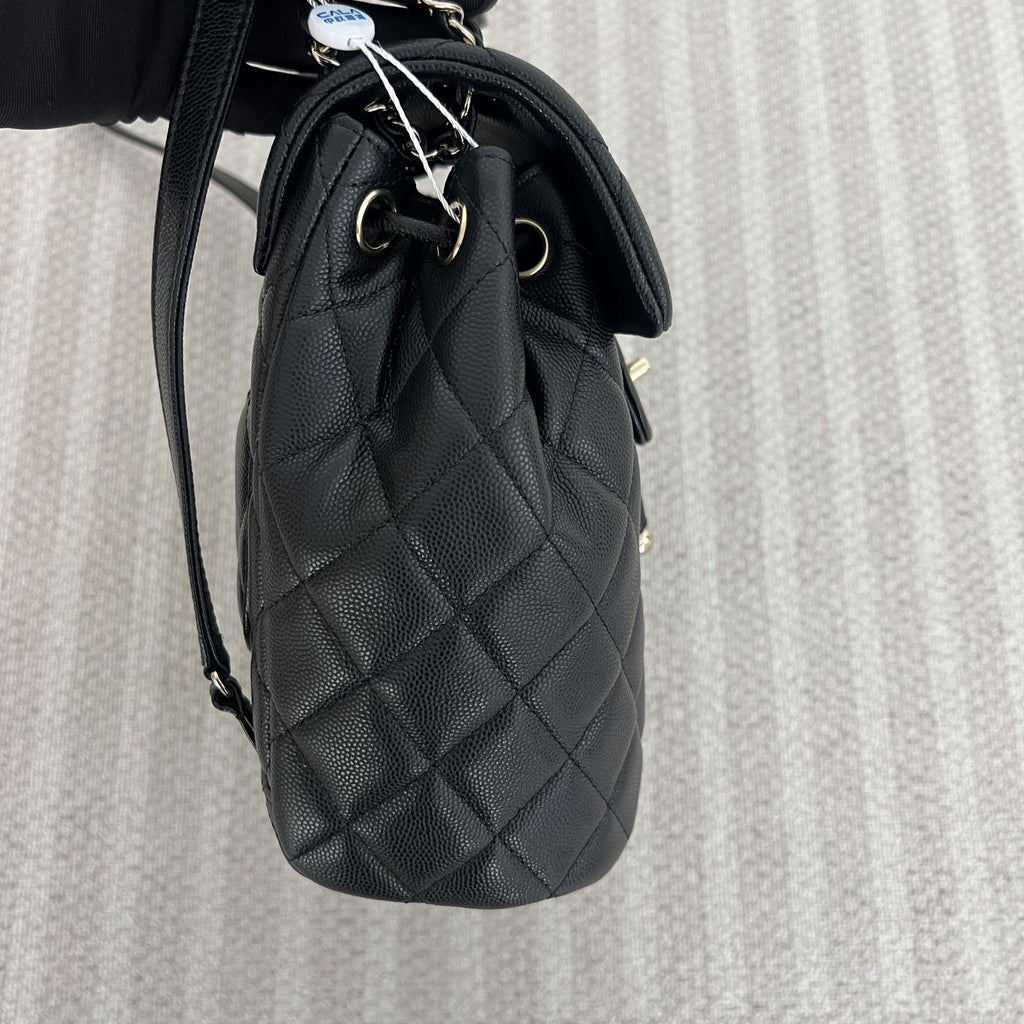 【Chanel】Chanel Paris‑Salzburg Backpack, Black Caviar Leather with Gold‑tone Hardware