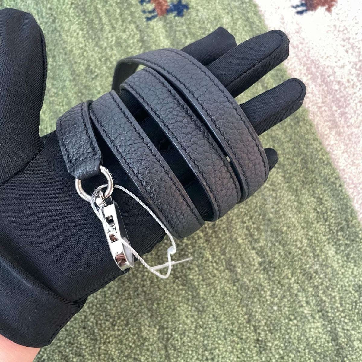 【Hermes】Hermès Black Kelly Silver Hardware