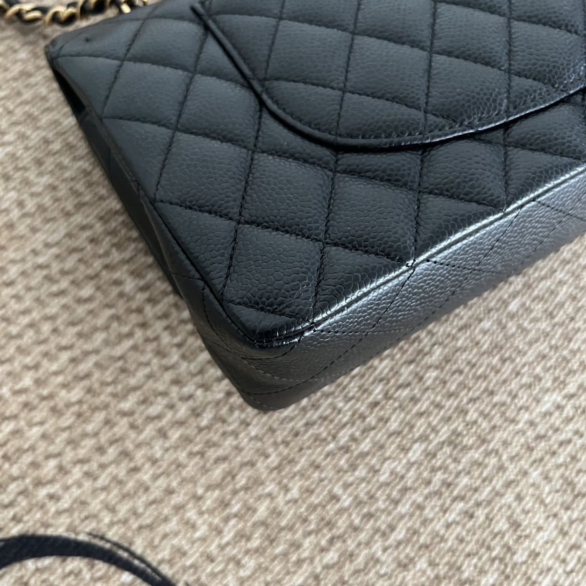 【Chanel】Chanel Black Caviar Classic Flap Bag-7212559LD