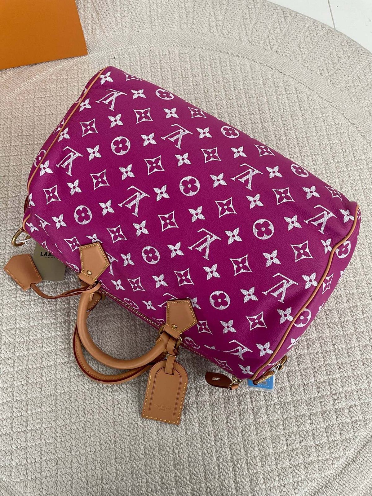【LV】Louis Vuitton Speedy P9 Bandoulière 40 Candy Pink（Magenta）