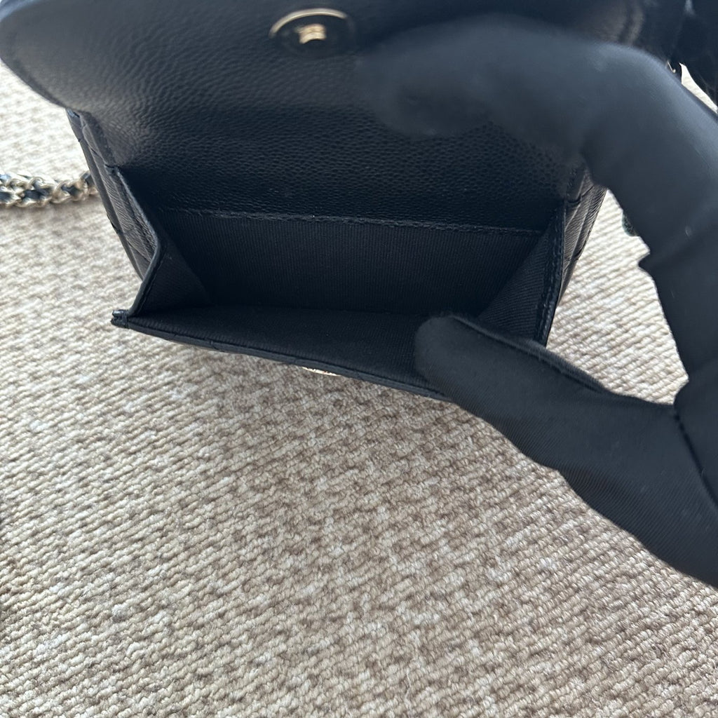 【Chanel】Chanel Mini Duma Backpack, Black with Gold Hardware