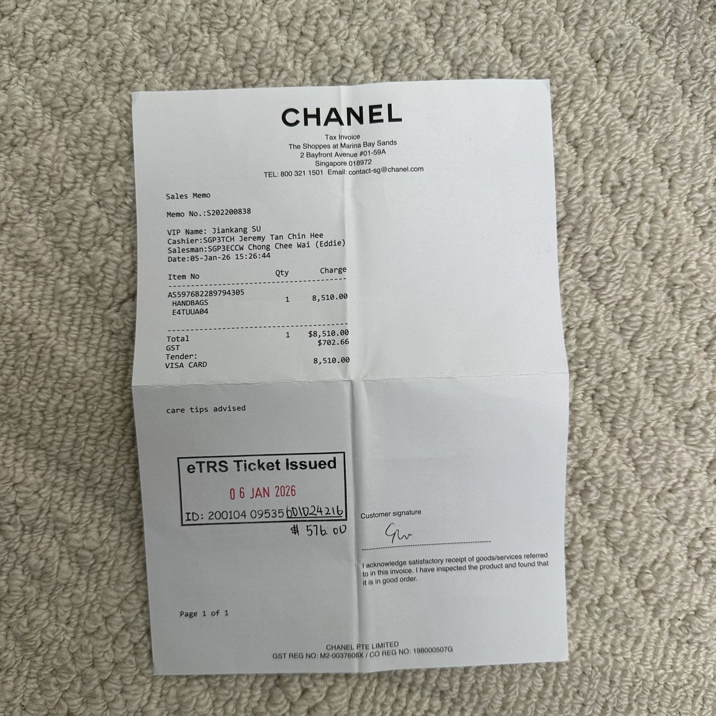 【Chanel】Chanel Small Hobo Bag, Black Caviar, Gold-Tone Hardware-7212709
