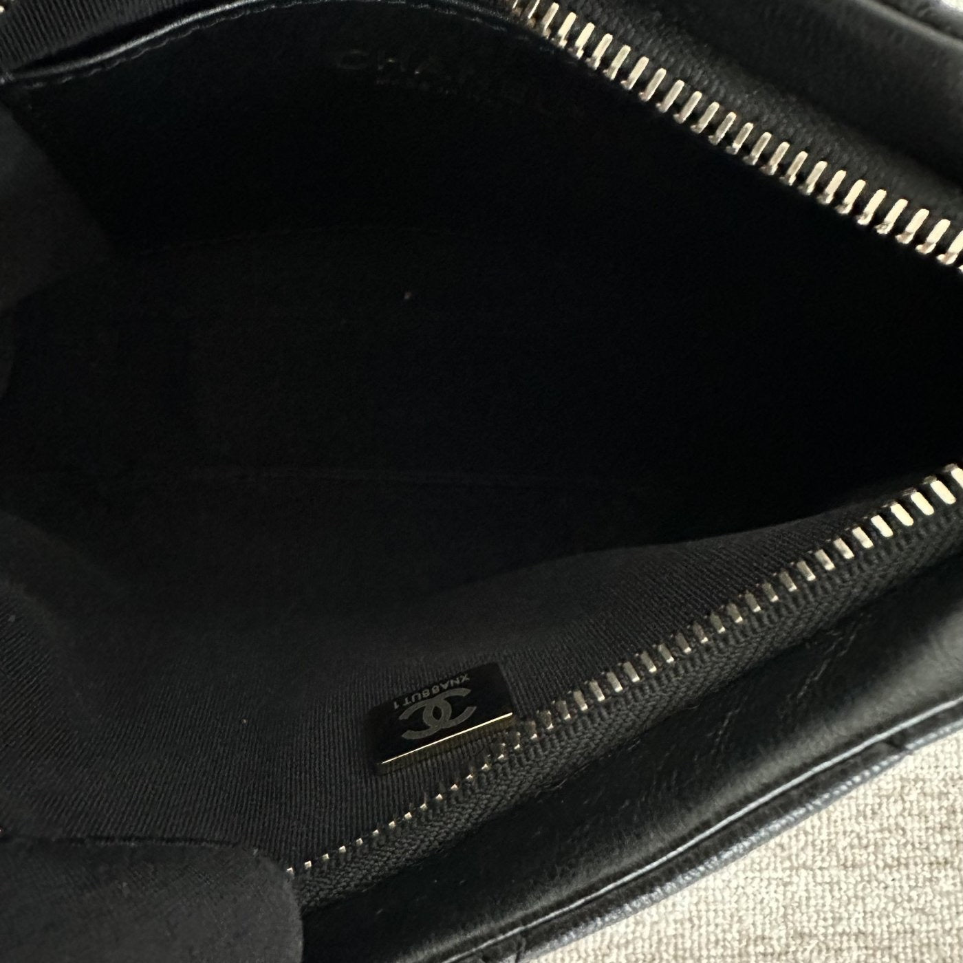 【Chanel】Chanel Hobo Bag, Black Caviar, Gold-Tone Hardware-7210671A