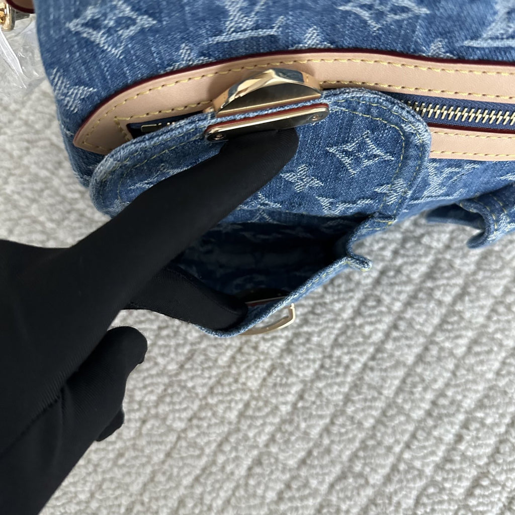 【LV】LV Baggy Bleu Denim Monogram Denim