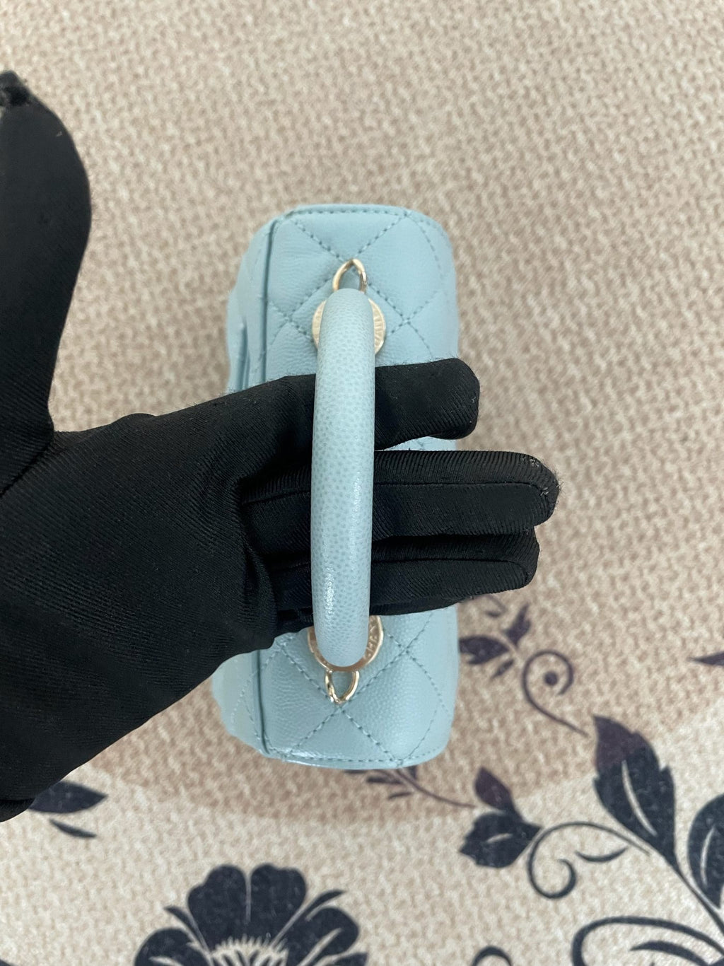 【Chanel】Chanel Blue Coco Handle Bag