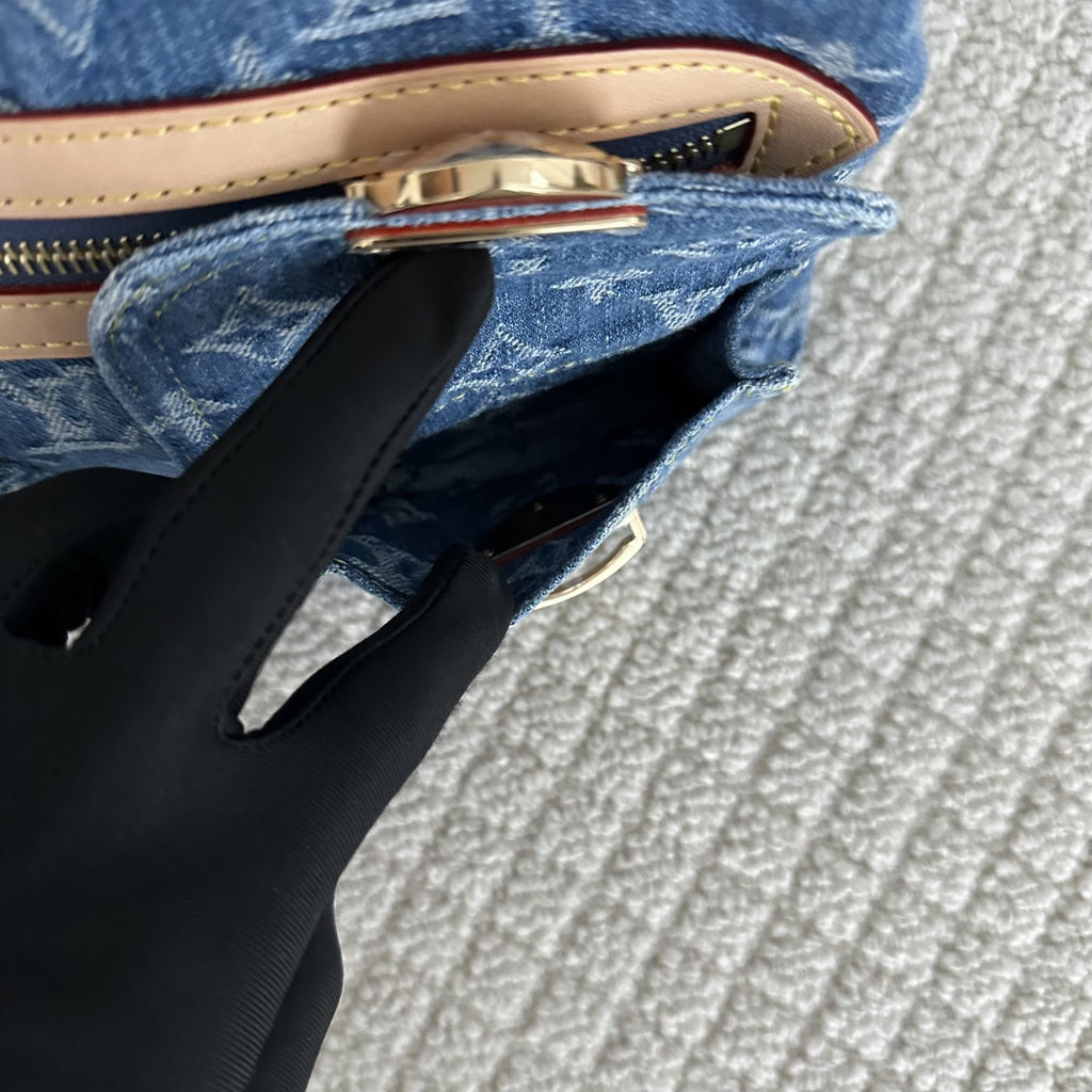 【LV】LV Baggy Bleu Denim Monogram Denim