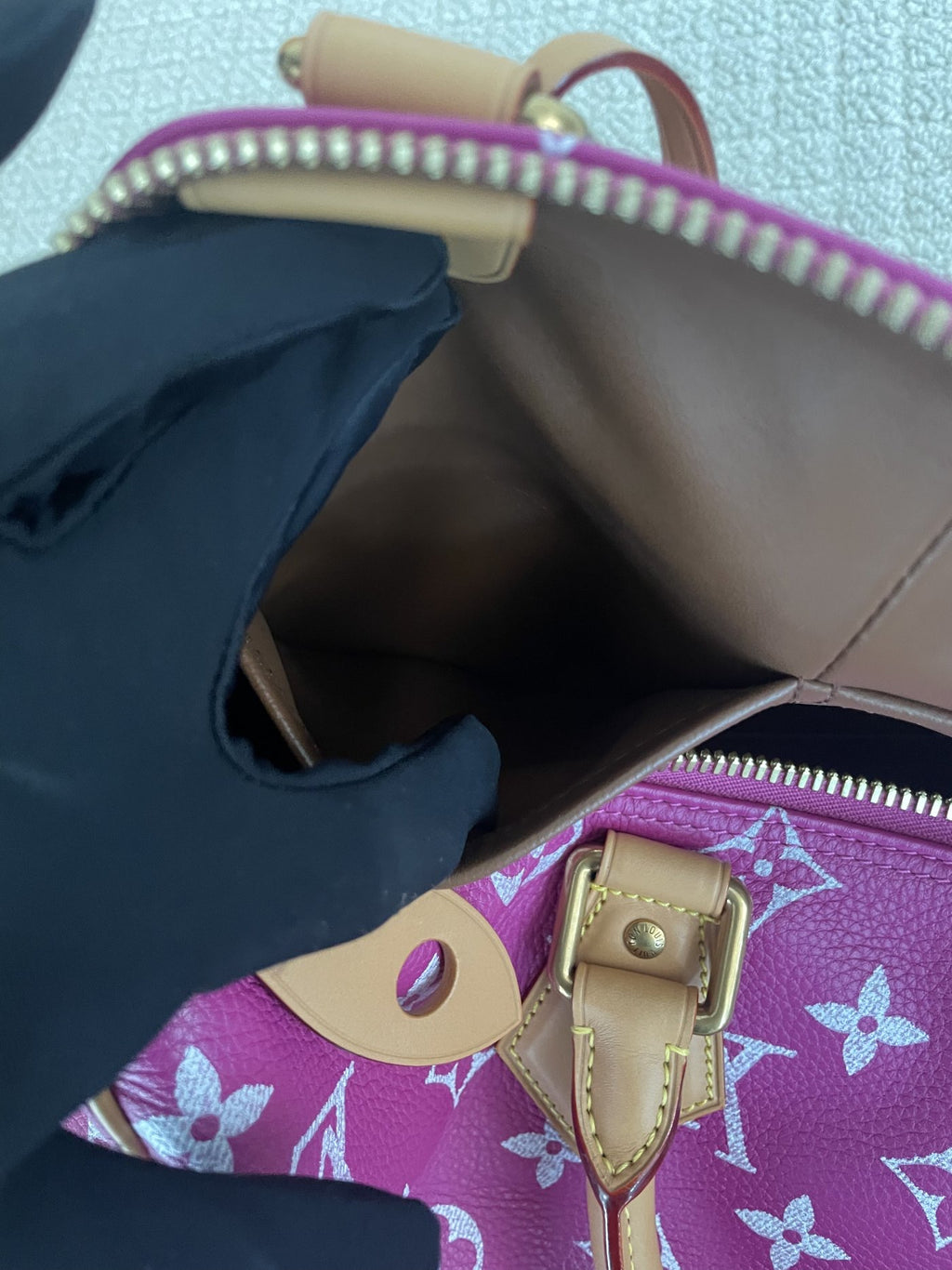 【LV】Louis Vuitton Speedy P9 Bandoulière 40 Candy Pink（Magenta）