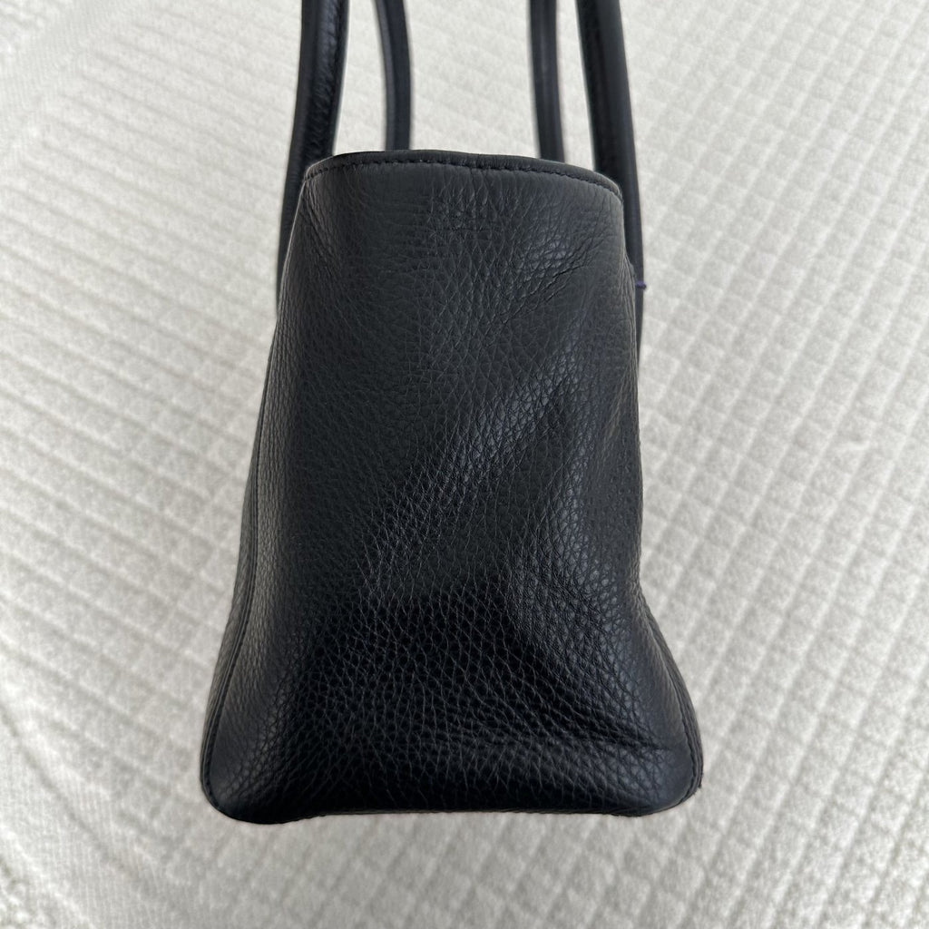 【Chanel】Chanel Cerf Executive Tote Black Caviar with Gold-Tone Hardware