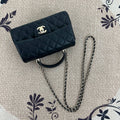 【Chanel】Chanel Classic Flap Large Mini, Black Gold Hardware