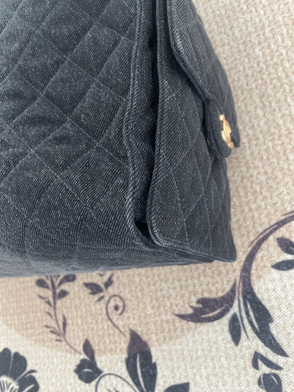 【Chanel】Chanel 25Bag Large, Black Gradient Denim