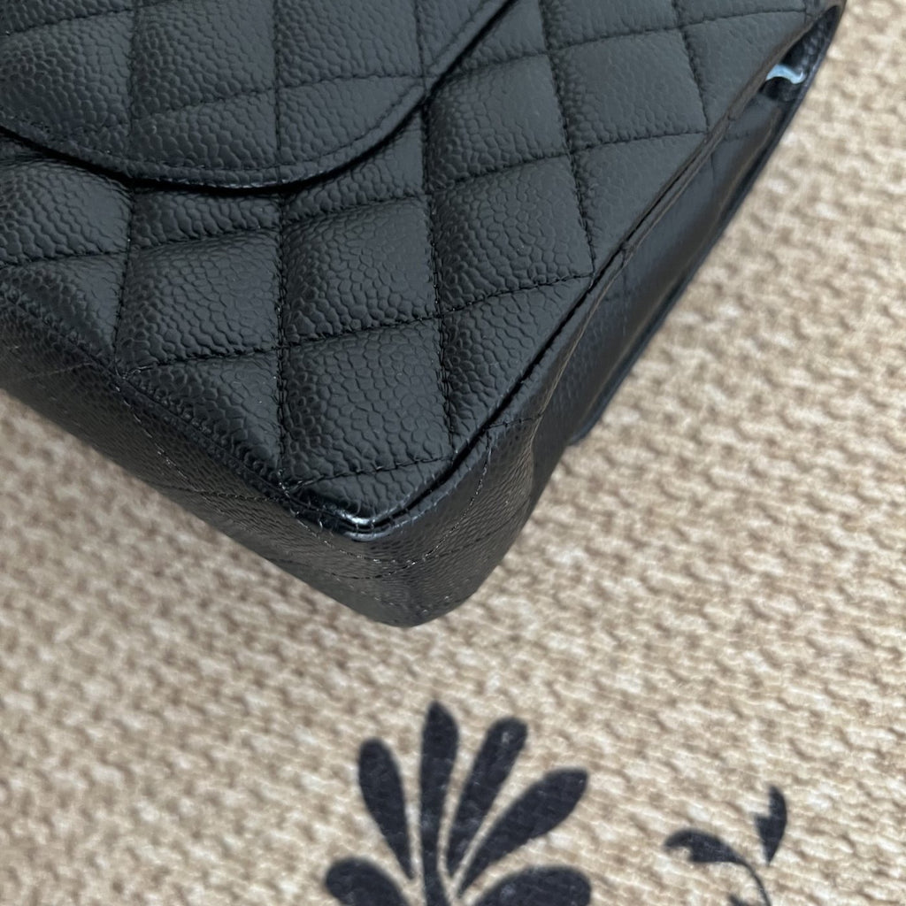 【Chanel】Chanel Black Caviar Classic Flap Bag-7212559LD
