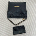 【Chanel】Chanel 22 Bag Medium, Black with Gold Hardware